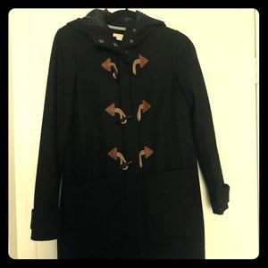 Jcrew wool jacket with hood